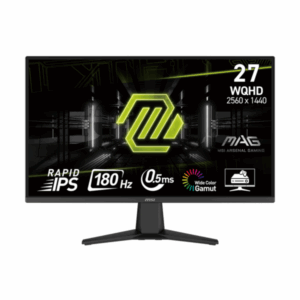 MONITOR 27" MSI MAG 275QF FLAT 180HZ RAPID IPS 0.5MS 2K HDMI/DP